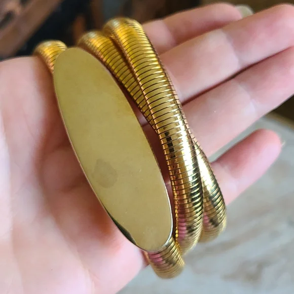 Vintage | Accessories | Vintage Gold Tone Metal Skinny  display picture 1